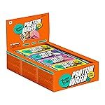 Yogabar 10g Protein Wafer Bars Variety Pack | Strawberry Pop, Dark Chocolate & Cookies & Cream | Crunchy High Protein Bars | 0% Maida | Made with Goodness of Millets and Multigrain | 40g Each | Pack of 10