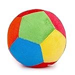 Storio Plastic Soft Plush Toys Baby Ball with Rattle Sound for Baby Boy Girl Kids – 11 Cm Multi Color, Exercise & Fitness