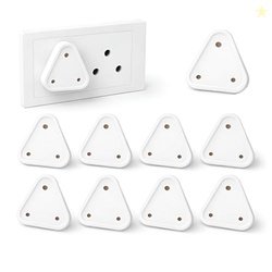 DALUCI Baby Safety Socket Plug Covers 10 Pcs Child Proof Electric Sock