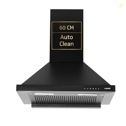 V-Guard P10 60 cm Chimney for Kitchen | 1200 m/h High Suction Power |
