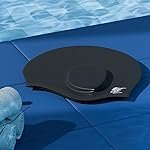 Lifelong Swimming Earguard Cap for Men & Women| Swim Hair Caps for Short Hair | Waterproof Head Cover Cap|Silicone Hair Cover Cap for Adults| Swimming Pool Cap| Swimming Accessories(Black)