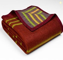 BSB HOME Premium Wool Blend Stripe Blanket | Soft, Warm & Lightweight