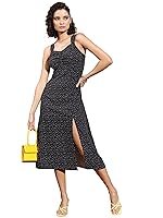 Tokyo Talkies Women’s Sleeveless Sweet Heart Neck Printed Dresses | Stylish| Casual