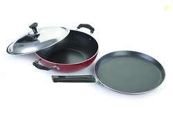Crystal Vivid Series Induction Bottom Non-Stick Cookware Set, 2 Pcs, M