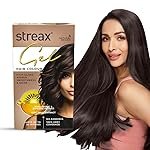 Streax Gel Hair Colour for Women & Men, Natural Brown 4, 150ml | Hair Colour Brown| 100% grey coverage | Long Lasting Hair Color, Easy to Use | Ammonia-Free Hair Color, Lasts Up to 20 Washes