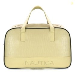 Nautica Unisex 25L PU Duffle Bag for Travel | Stylish Leatherette Cabi