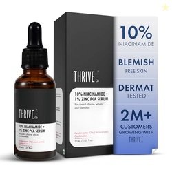 ThriveCo Niacinamide Serum with Zinc PCA | Reduces Acne Marks & Blemis