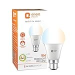 Orient Electric Eternal Shine Moodlight B22 Base, Color Changing 9W LED Bulb, Pack of 1 (White, Warm White, Neutral White)