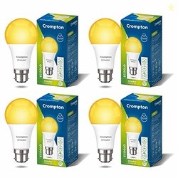 Crompton Dyna Ray 12W Round B22 LED Warm White Pack of 4