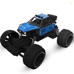Zivvy Blue RC Car Rock Crawler Remote Control Car with LED Headlight,