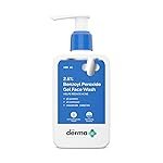 The Derma Co . 2.5% Benzoyl Peroxide Gel Face Wash|With Ceramide Complex & Glycerin|Treats Active Acne|Kills 99.9% Of Acne Bacteria|Non-Drying Formula|For Oily & Acne Prone Skin|For Unisex|100 Ml