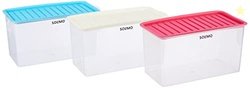 Amazon Brand - Solimo Plastic Solimo Airtight Storage Containers With