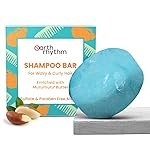 Earth Rhythm Murumuru Butter Shampoo Bar for Dry, Frizzy and Curly Hair, with Vitamin E | Deep Conditions, Softens & Maintains Growth | Sulphate & Paraben Free | Men & Women – 80gm (Cardboard)