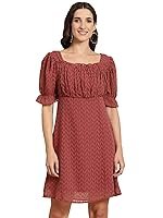 Marie Claire Women’s Polyester A-Line Midi Casual Dress