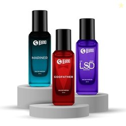 Beardo Intense Blend Trio- LSD,Mariner & GodFather Perfume for Men (20