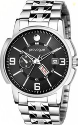 PROVOGUE Original Sliver Plated Day and Date Funtioning Analog W...