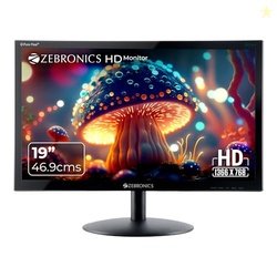 ZEBRONICS Zeb-V19Hd 18.5 Inch (46.99 Cm) Led Monitor with Supporting H