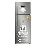 Bosch Max Convert 368L, 1-Star, Inverter Frost Free Double Door Refrigerator With Water Dispenser (CTC39S21AI, 6-in-1 Convertible, Vita Fresh Technology, 2 Cooling System, Silver)