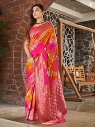 MANOHARI Woven Banarasi Jacquard Saree