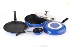 Crystal Eco Series Nonstick Cookware Set, 5 Pcs, Royal Blue | 2.5 mm T