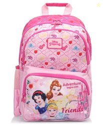 STRIDERS Princess School Bag for Kids | Lightweight Trendy Backpack |
