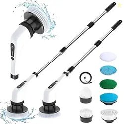 Etekcity Cleaning 9 in 1 Electric Spin Scrubber,Upgrade LED Display Co