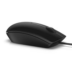 Dell MS116 Wired Mouse, 1000 DPI, Scrolling Wheel, 2 Buttons, 1 x USB,
