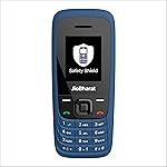 JIO JioBharat V4 4G Keypad Phone with Safety Shield Feature, JioTV, JioHotstar, JioSaavn, JioPay (UPI & SoundPay), LED Torch, Digital Camera, 1000mAh Battery | Blue | Locked Network