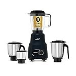 V-Guard Precia NX Juicer Mixer Grinder 750 W (New Launch) | 3-Year Motor Coverage | 4 Versatile Jars | Juicer, Large, Medium & Small | Compact ABS Body | SS Rust-Resistant Blades