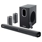 ZEBRONICS Juke BAR 7600 Soundbar, 300 Watts, 5.1 Surround, Dual Rear Satellites, Triple Driver Soundbar, 6.5″” Subwoofer, Bluetooth 5.0 | HDMI (ARC) | Optical | USB | AUX