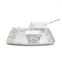 Bataniya Triple Coated 4-Piece Dinner Set, a Testament to Sophisticati