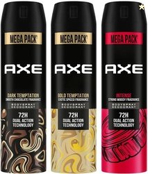 AXE Gold Temptation, Dark Temptation and Intense Deodor...