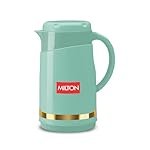 Milton Renova 1000 Water Jug, PU Insulated Inner Stainless Steel Hot & Cold Jug, BPA Free, Leak Proof, 1 Litre, Light Green, Ideal for Tea, Coffee, Water, Hot Beverages