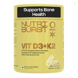 Nutriburst Vitamin D3 + K2 | Vitamin D3 K2 Supplement for Men & Women