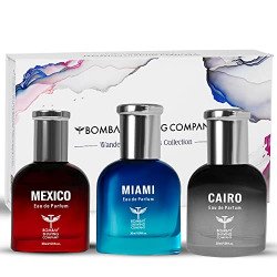 Bombay Shaving Company Wanderlust Perfume Gift Set for Men | Woody, Fr