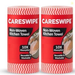 Careswipe Multipurpose Microfiber Cleaning Cloth Reusable Washable Wip