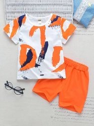 Helpom Baby Boys & Baby Girls Casual T-shirt Shorts