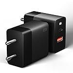 AILKIN 65W GaN Fast Charging Adapter with Multi-Port PD Type-C & USB, Compatible with iPhone 16 Series, iPhone 15/14/13/12, Samsung & Other Devices (Black)