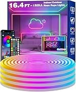 5 Meter Smart RGB Neon LED Strip Lights with App & Remote | Music Sync Rope Light for Room, Gaming, Party, Diwali & Home Decoration