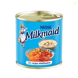 Milkmaid Nestle Partly Skimmed Sweetened Condensed Milk, 380 g Tin, cr
