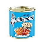 Milkmaid Nestle Partly Skimmed Sweetened Condensed Milk, 380 g Tin, cream