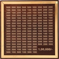 Sundhi Wooden Money Saver Box Wooden Piggy Bank 100000 Money Bank...mo