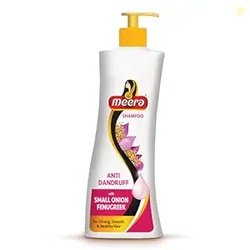 Meera Anti-Dandruff Shampoo, With Small Onion and Fenugreek, 340ml