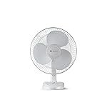 Bajaj Esteem 400 MM Table Fan | Table Fan For Kitchen & Home | High Air Thrust | High Speed | Overload Thermal Protection | Full Copper Motor | Silent Operation | 1-Yr Warranty ãWhiteã