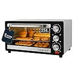 Cadlec MultiChef Multi-Function OTG for Kitchen, 25 Litre, 1300W, Oven Toaster Griller, Adjustable Temperature & Timer, Bake, Grill & Toast, Oven for Baking – Silver