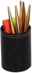 PANKU 1 Compartments Leather Pen Holder (Black)