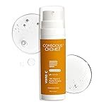 Conscious ChemistÂ® Dull Skin, Dark Circles & Fine Lines Treatment 10% Vitamin C Face Serum | For Glowing Skin | Tested for Oily Skin With Ferulic Acid, Ethyl Ascorbic Acid & PHA | All Skin Types | For Men & Women | 30Ml