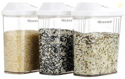 Floraware Food Safe Plastic Storage Containers with Sliding Mouth, 750