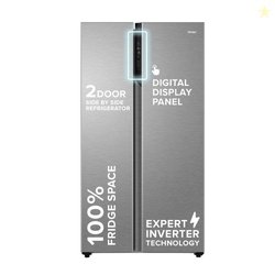 Haier 596L 3Star 2 Door Side by Side Frost Free Refrigerator|100% Conv