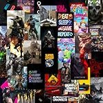CodersParadise Gaming Aesthetic Wall Collage Kit â 54 PCS 4Ã6″ Premium Cardstock Posters | Gamer Room Decor for Bedroom, Setup & Dorm | Cool Gaming Wall Art + Glue Dots Included